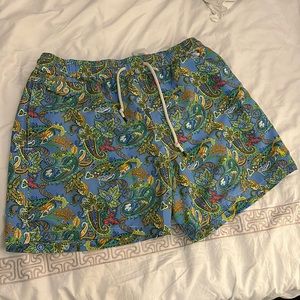 Polo Ralph Lauren men’s swim trunks size XL blue paisley